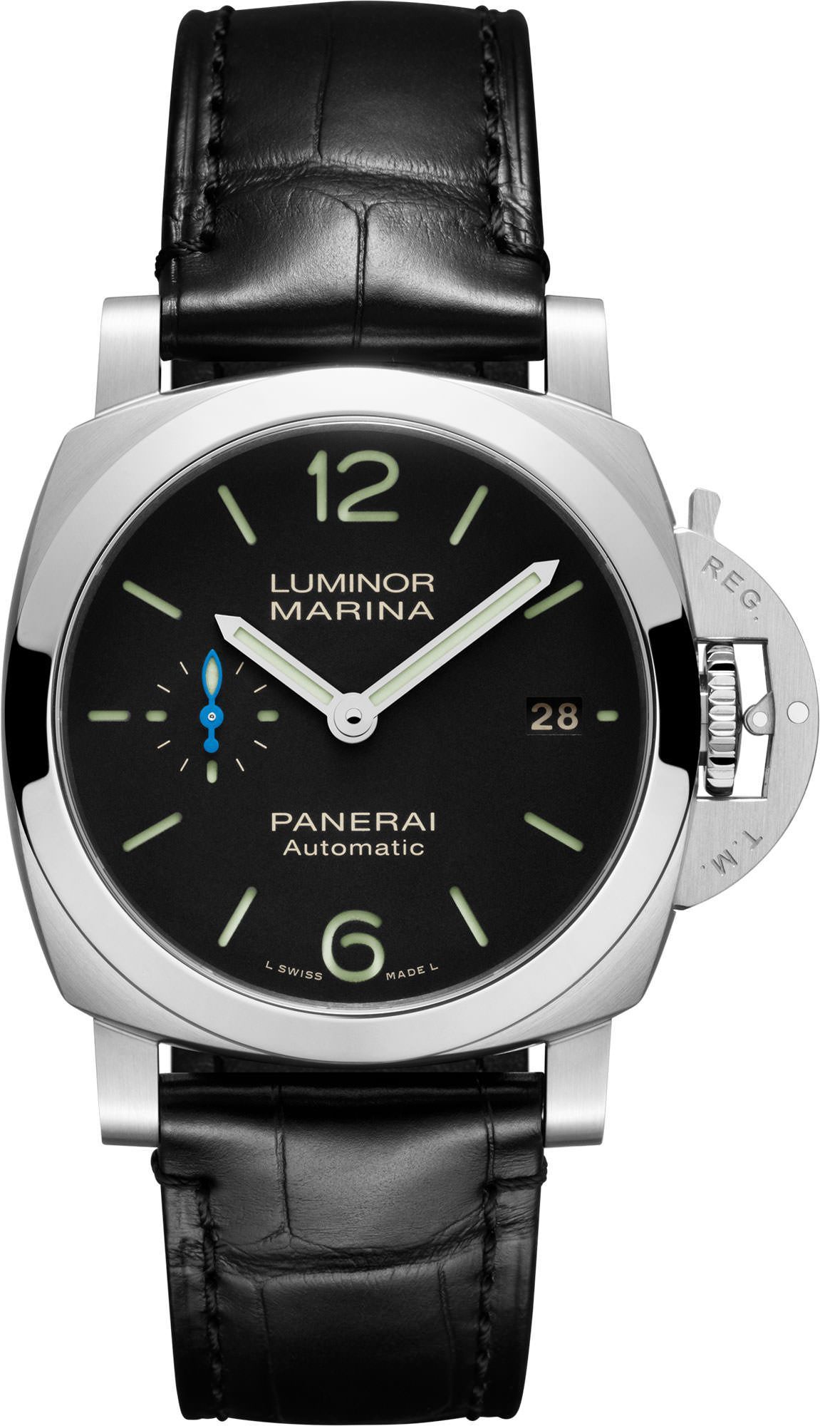 Panerai Luminor  Black Dial 40 mm Automatic Watch For Men - 1