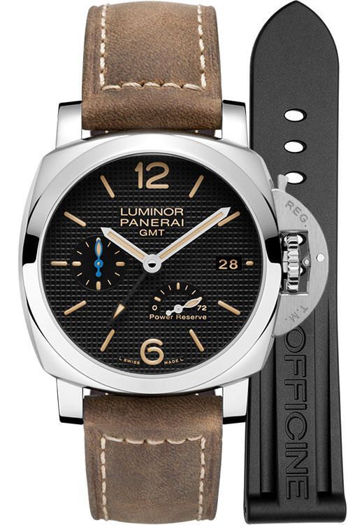 Panerai 3 Days GMT Automatic 42 mm Watch in Black Dial