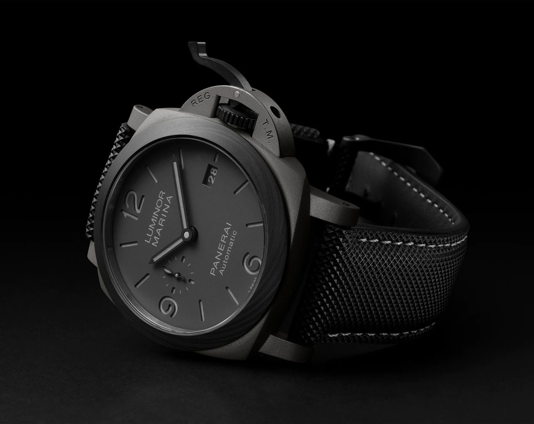 Panerai Luminor  Anthracite Dial 44 mm Automatic Watch For Men - 4