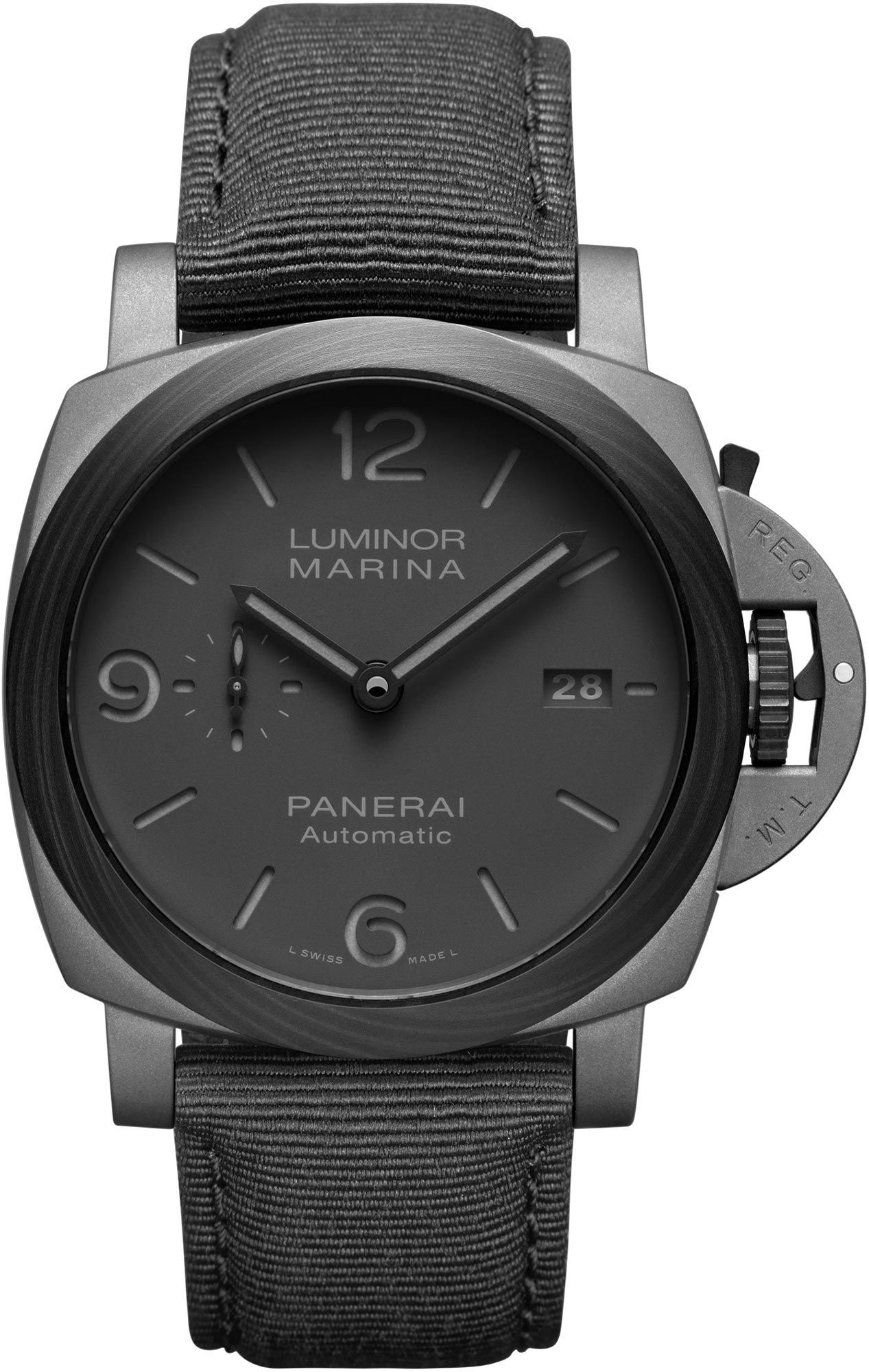 Panerai Luminor  Anthracite Dial 44 mm Automatic Watch For Men - 1