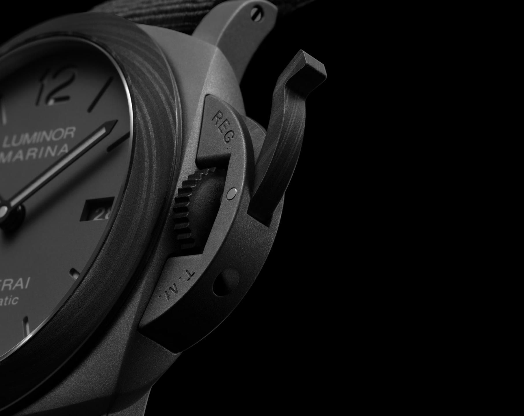Panerai Luminor  Anthracite Dial 44 mm Automatic Watch For Men - 5