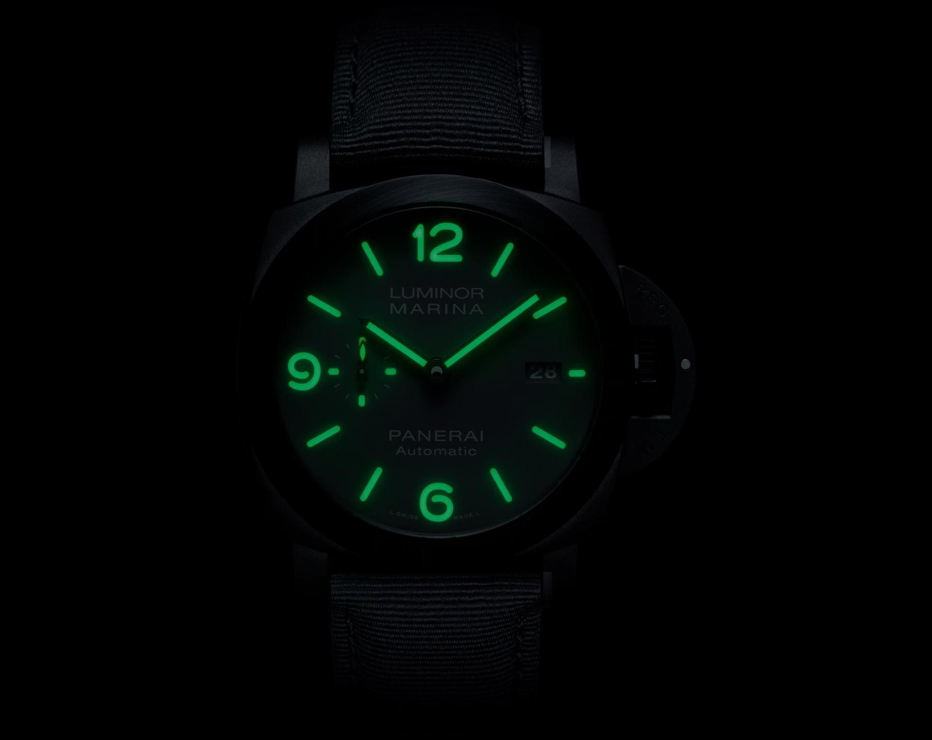 Panerai Luminor  Anthracite Dial 44 mm Automatic Watch For Men - 7