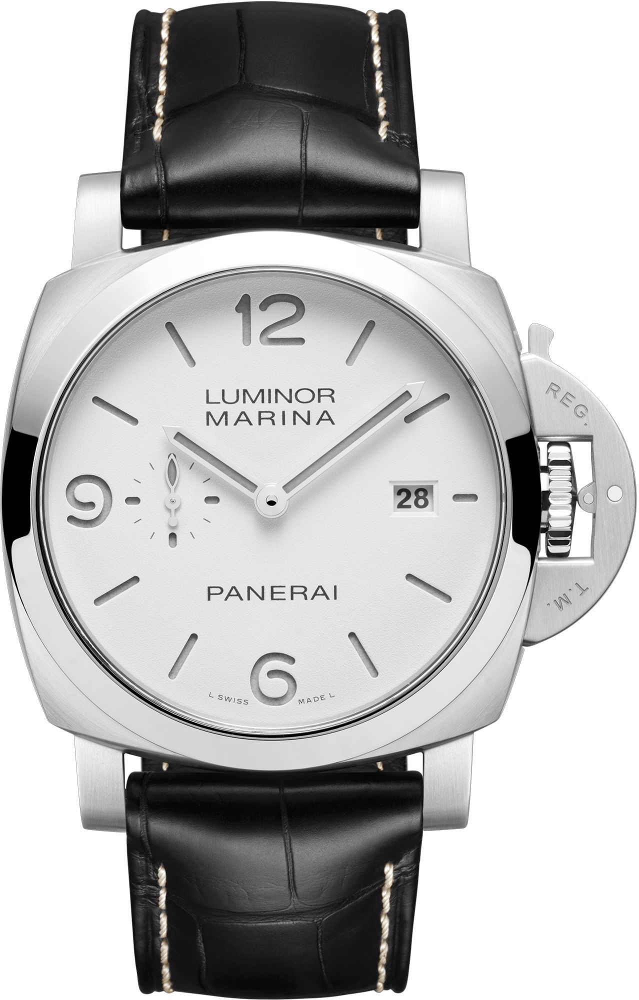 OFFICINE PANERAI レザーベルト 22mmホワイトアリゲーター cast_hbp-db-el
