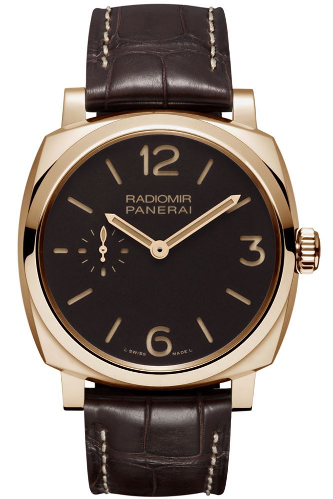 Panerai Radiomir Oro Rosso Brown Dial 42 mm Manual Winding Watch For Men - 1