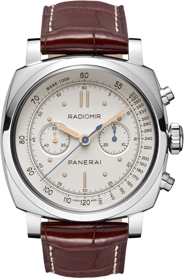 Panerai  45 mm Watch in White Dial For Men - 1