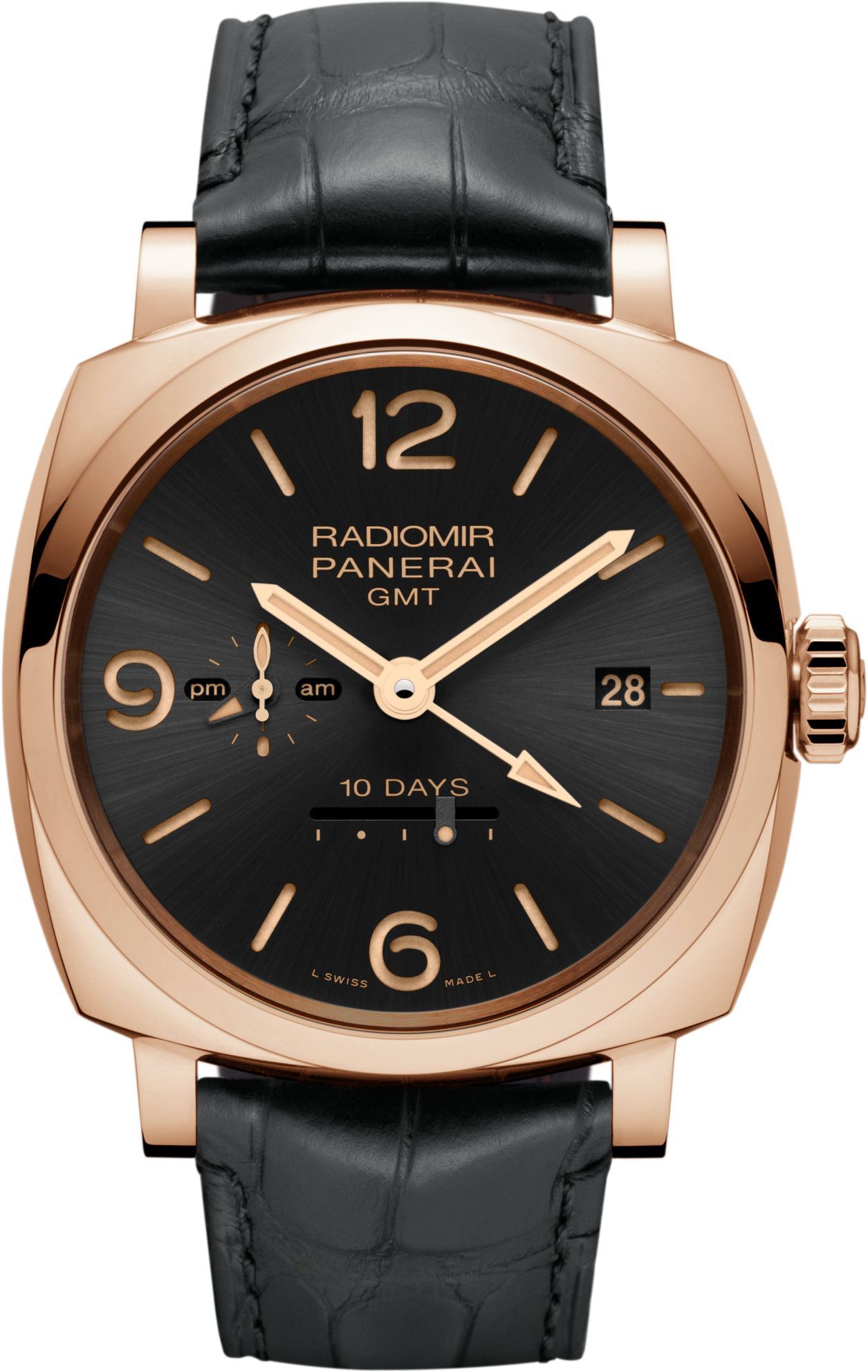 Panerai Radiomir 10 Days GMT Automatic Black Dial 45 mm Automatic Watch For Men - 1