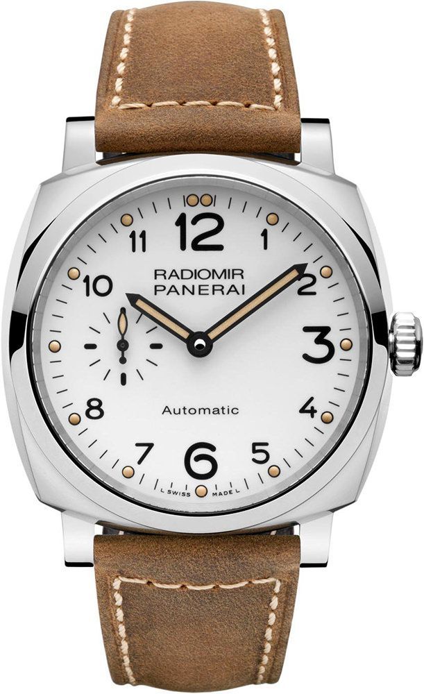 Panerai Radiomir  White Dial 42 mm Automatic Watch For Men - 1