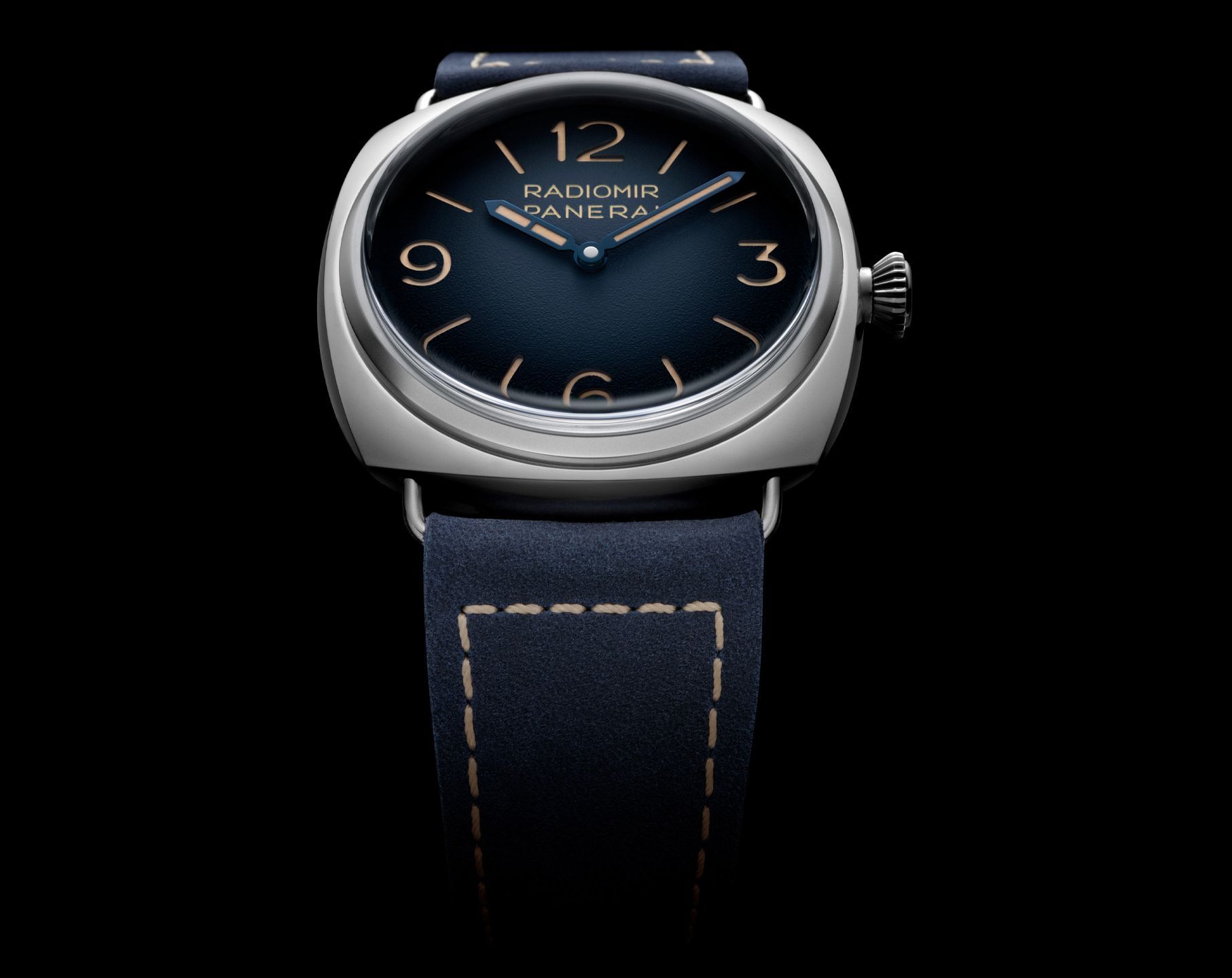 Panerai Radiomir  Blue Dial 45 mm Manual Winding Watch For Men - 8