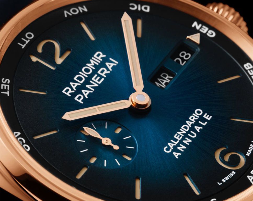 Panerai Radiomir  Blue Dial 45 mm Automatic Watch For Men - 3