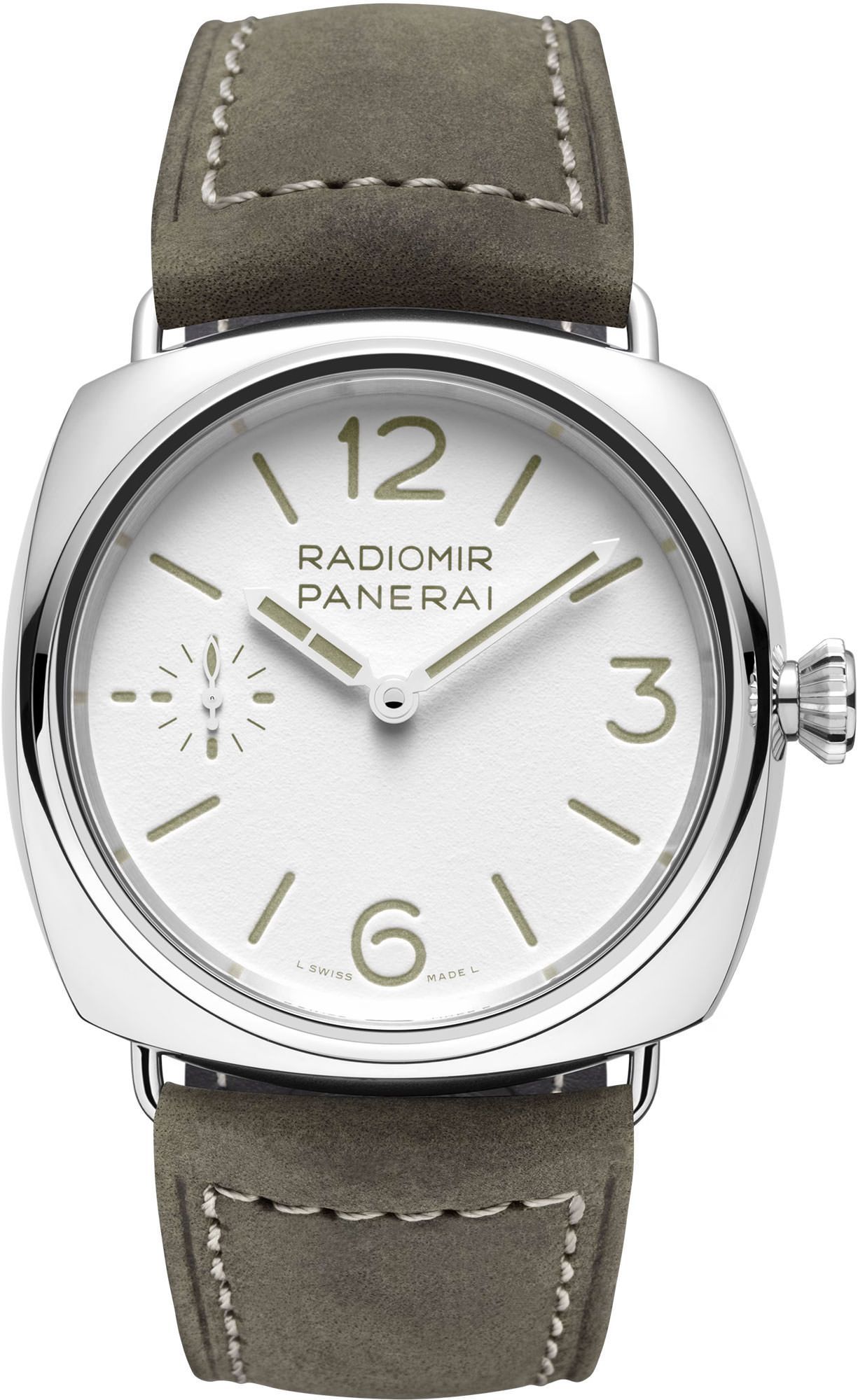 Panerai Radiomir  White Dial 45 mm Manual Winding Watch For Men - 1