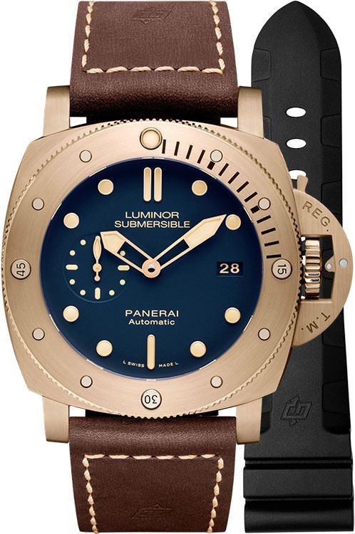 Panerai 3 Days Chrono Flyback Automatic 47 mm Watch in Blue Dial