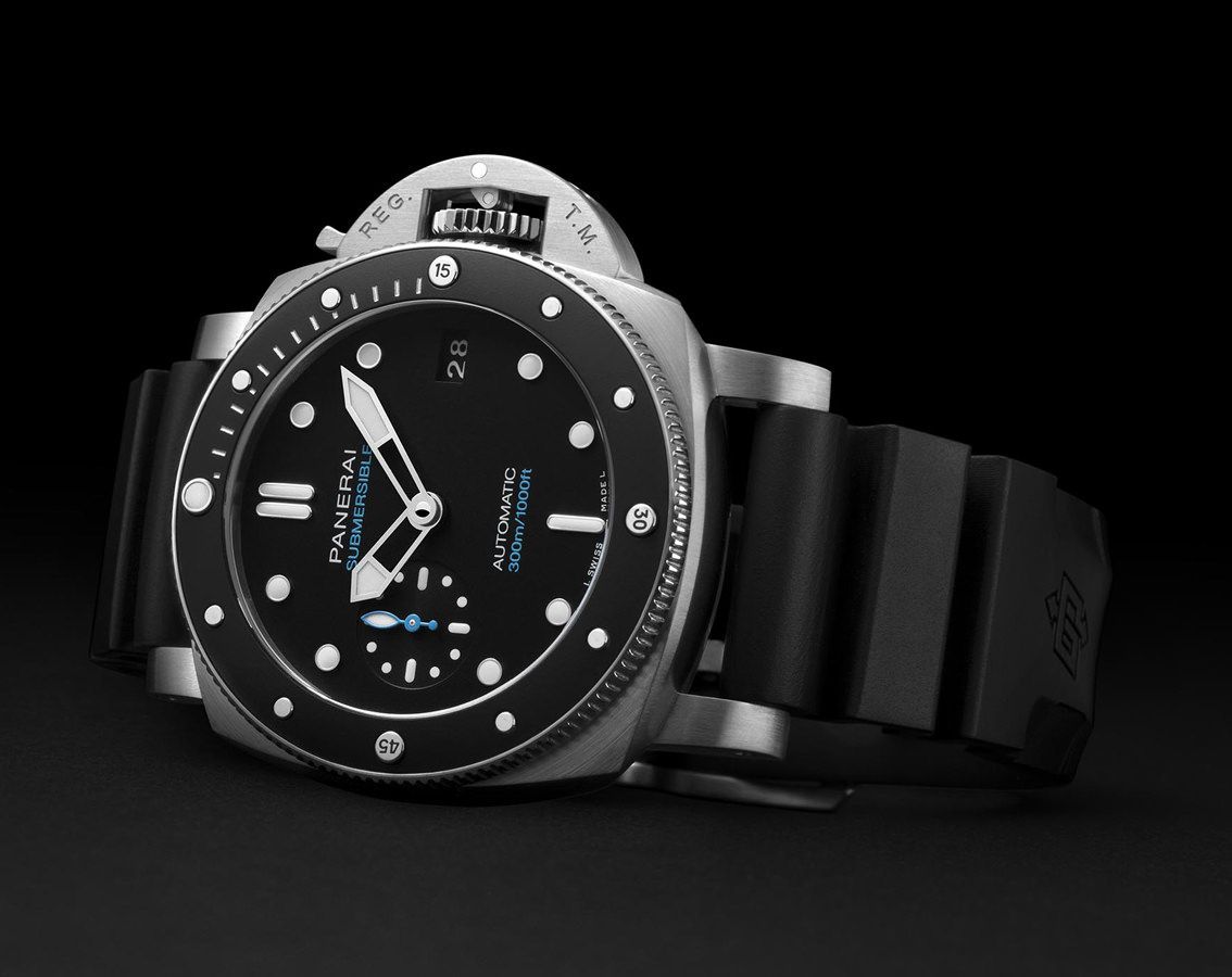 Panerai Submersible  Black Dial 42 mm Automatic Watch For Men - 3