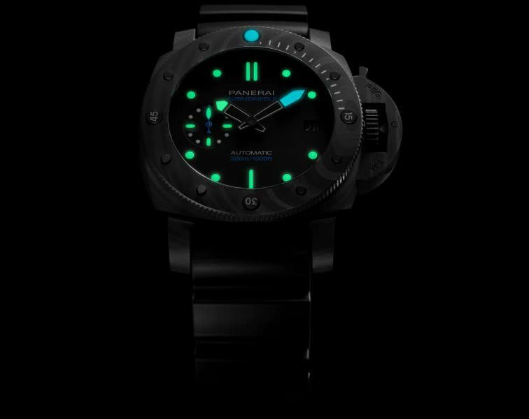 Panerai Submersible  Black Dial 42 mm Automatic Watch For Men - 4