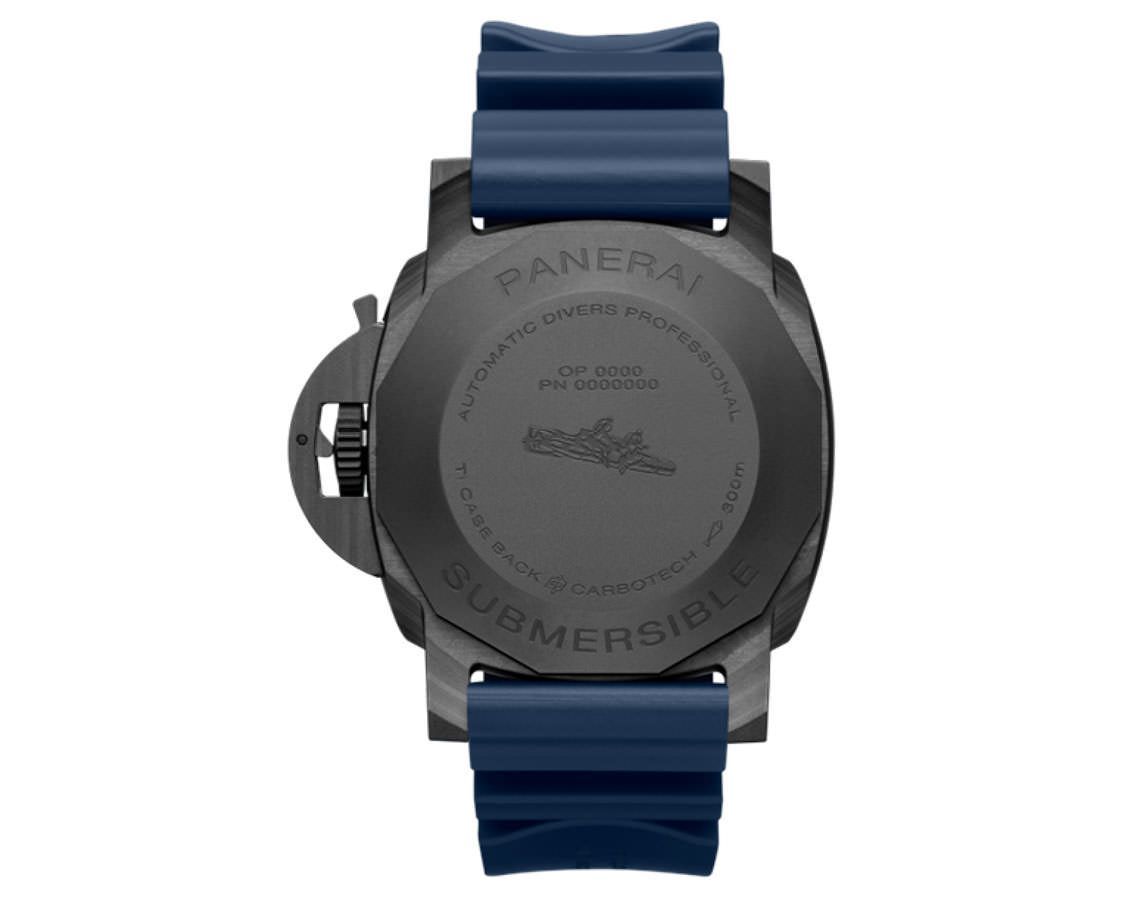 Panerai Submersible  Blue Dial 44 mm Automatic Watch For Men - 5