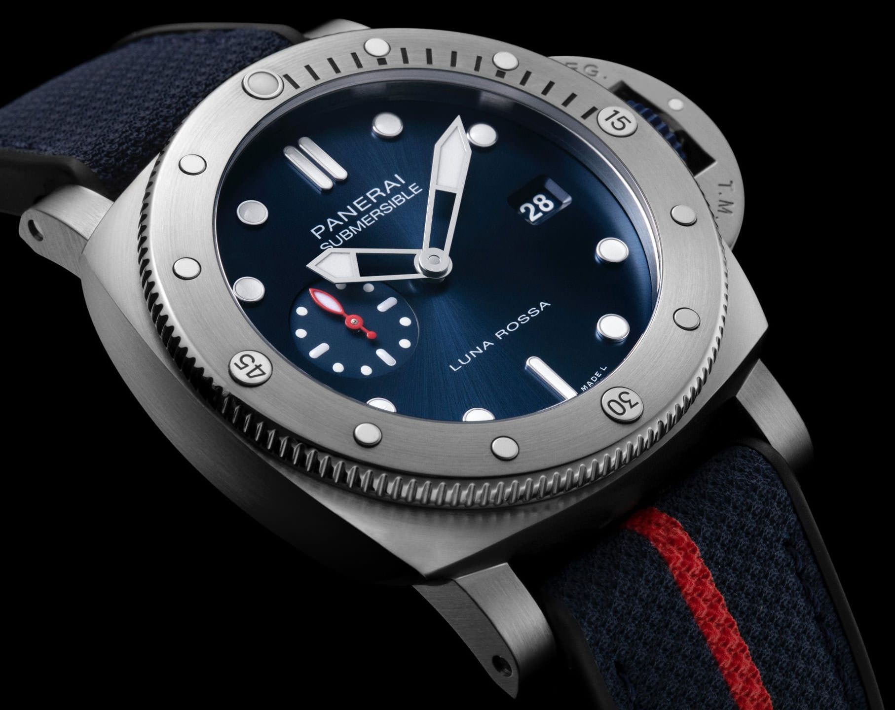 Panerai Submersible 44 mm Watch in Blue Dial