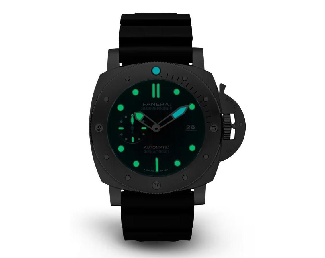 Panerai Submersible 47 mm Watch in Blue Dial