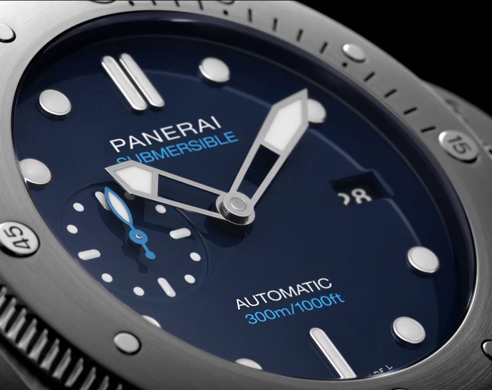 Panerai Submersible  Blue Dial 47 mm Automatic Watch For Men - 7