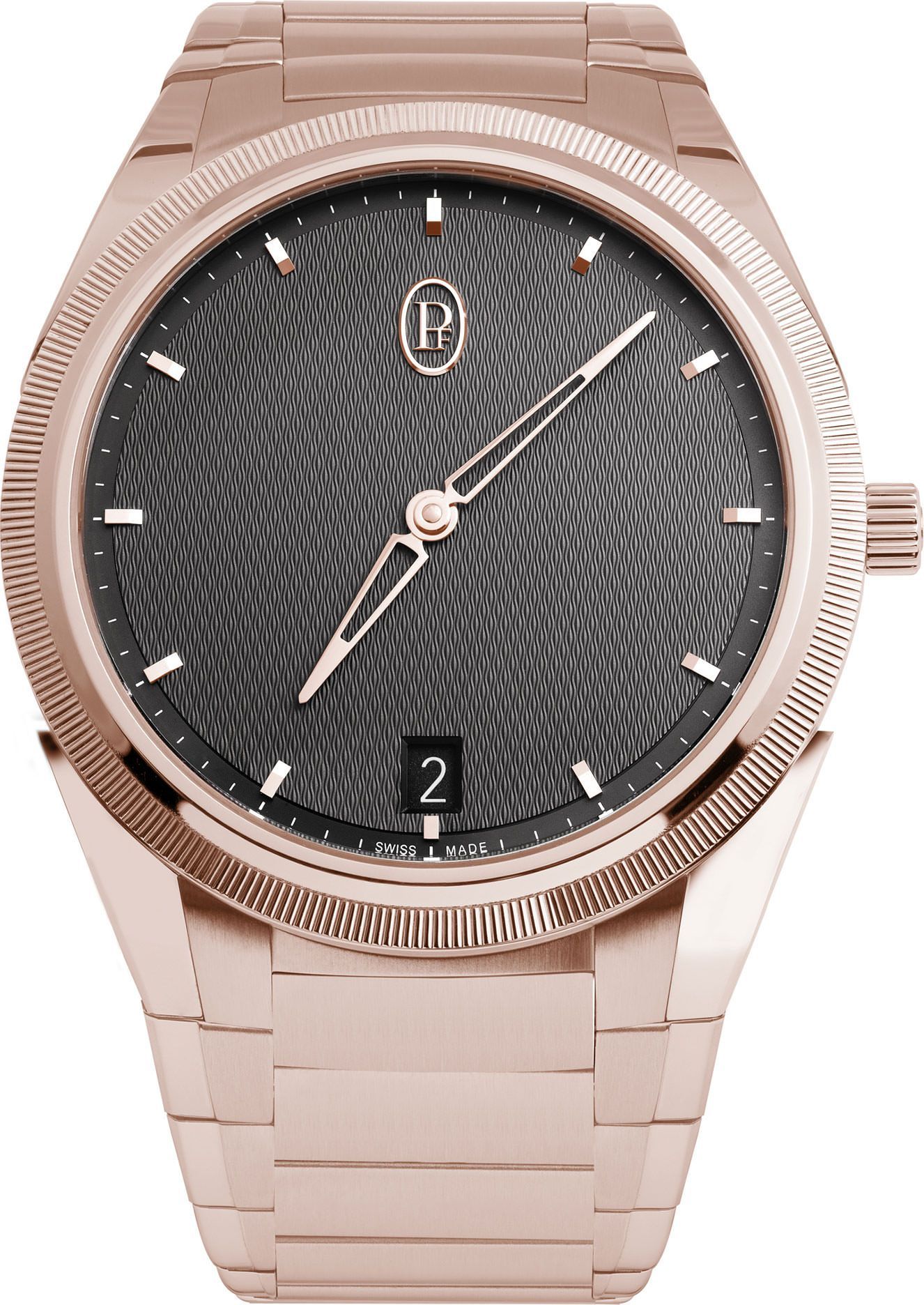 Parmigiani Micro-Rotor 40 mm Watch in Grey Dial For Men - 1