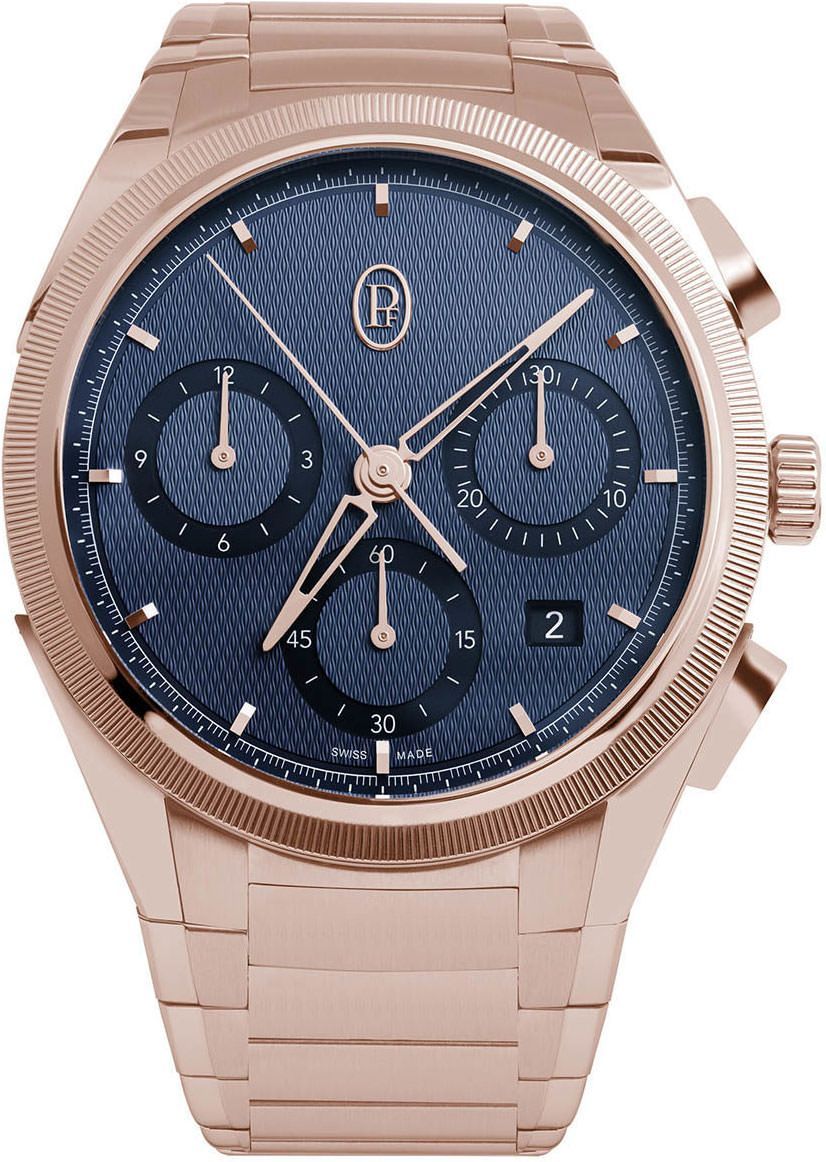 Parmigiani Chronograph 42 mm Watch in Blue Dial For Men - 1