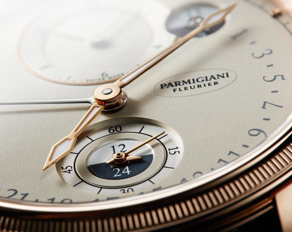 Parmigiani Hemispheres Retrograde 42.8 mm Watch in Beige Dial