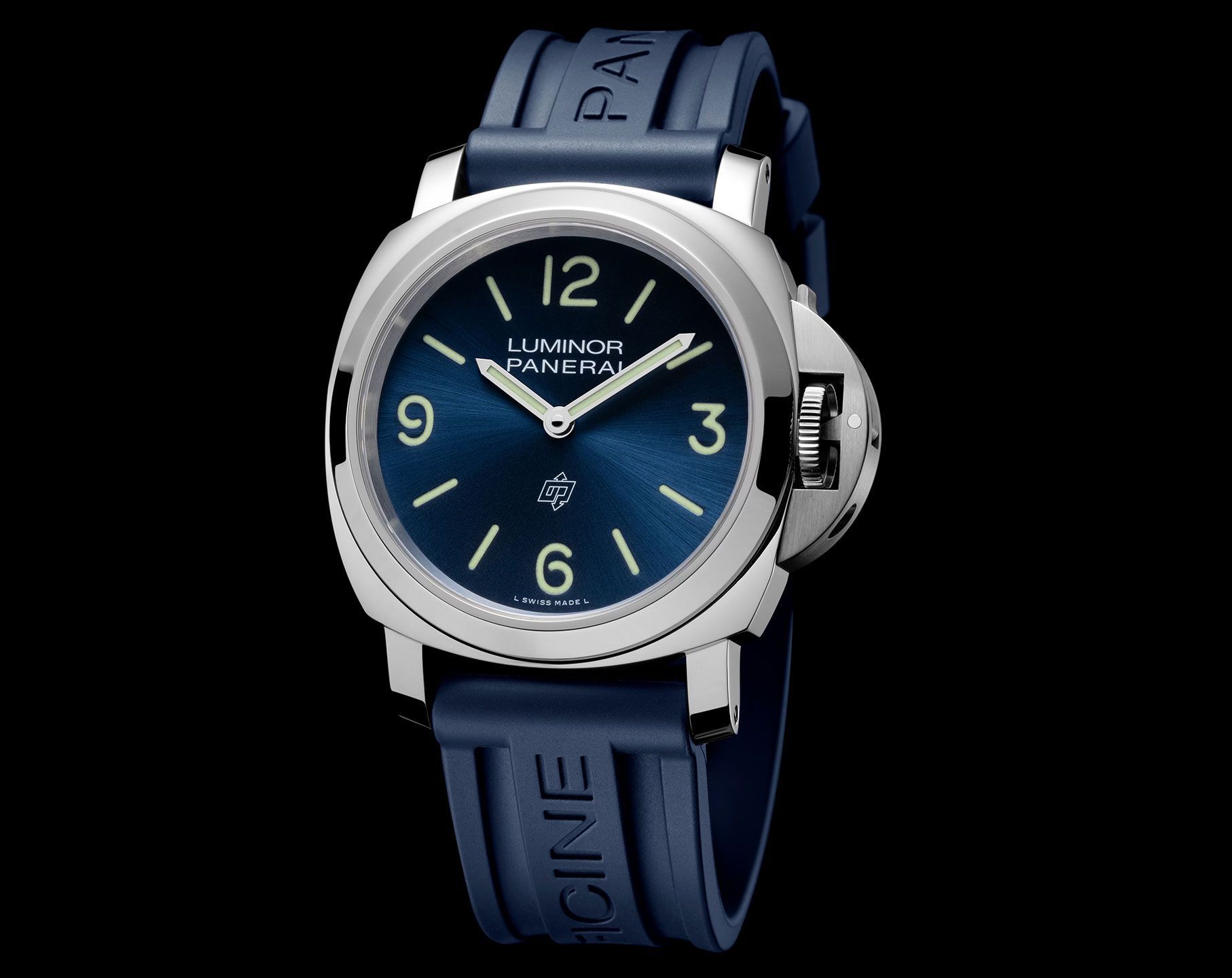 Panerai Luminor  Blue Dial 44 mm Manual Winding Watch For Men - 5