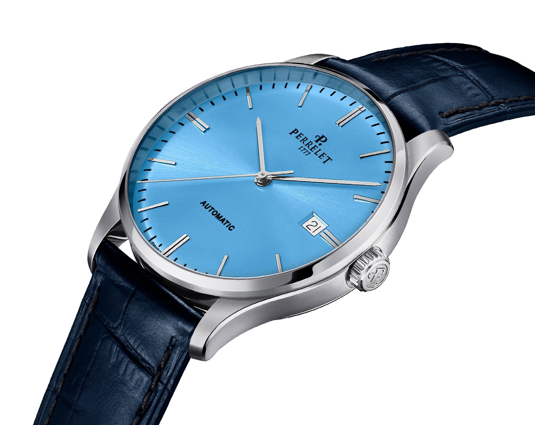 Perrelet Classics Weekend Blue Dial 39 mm Automatic Watch For Men - 2