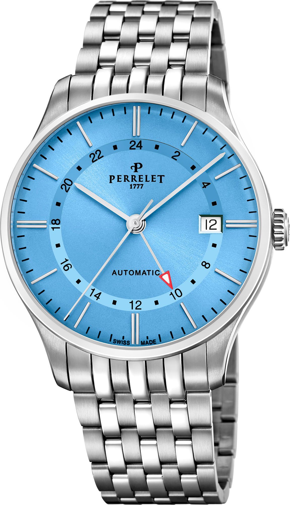Perrelet Classics Weekend Blue Dial 39 mm Automatic Watch For Men - 1