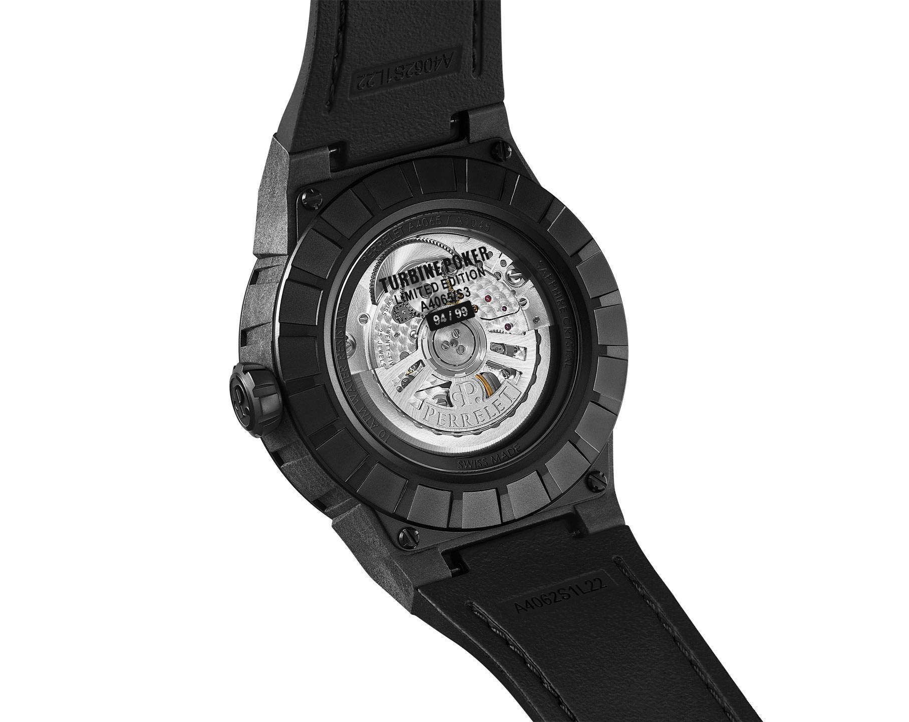 Perrelet Turbine Limited Edition Black Dial 44 mm Automatic Watch For Men - 3