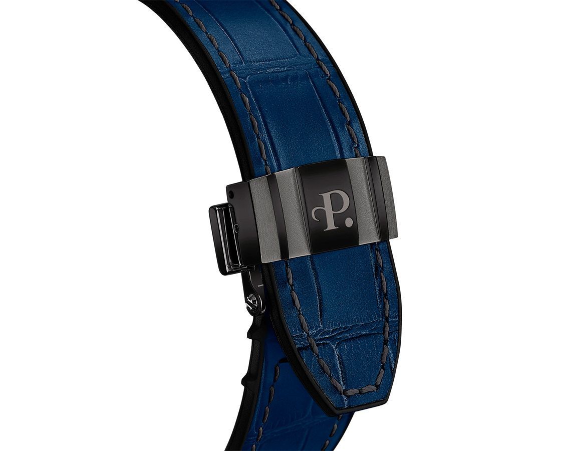 Perrelet Turbine Carbon Black & Blue Dial 44 mm Automatic Watch For Men - 6