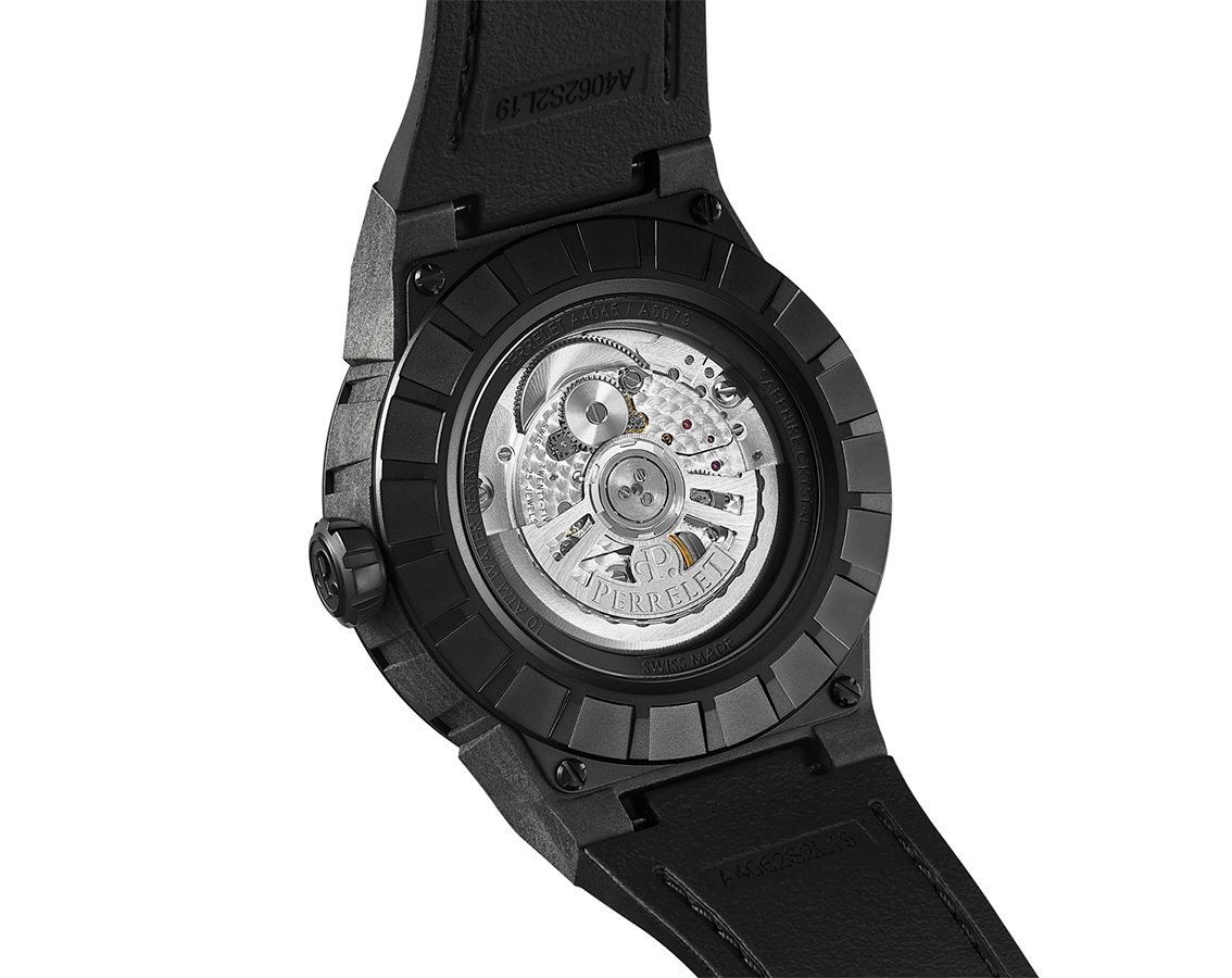 Perrelet Turbine Carbon Black Dial 44 mm Automatic Watch For Men - 3