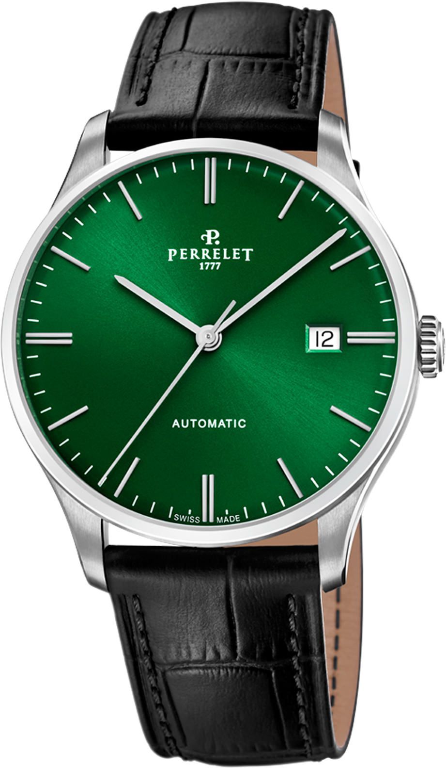 Perrelet Classics Weekend Green Dial 39 mm Automatic Watch For Men - 1