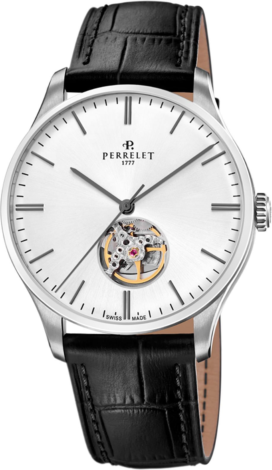 Perrelet Classics Weekend Silver Dial 39 mm Automatic Watch For Men - 1