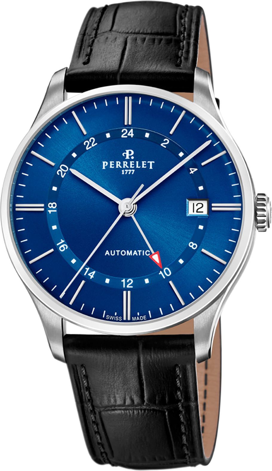 Perrelet Classics Weekend Blue Dial 39 mm Automatic Watch For Men - 1