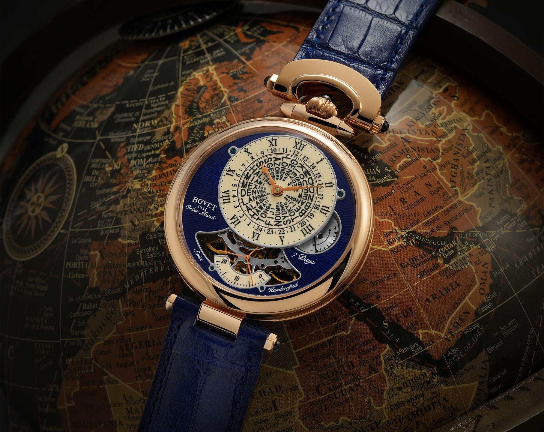 Bovet Orbis Mundi 42 mm Watch in Ivory Dial