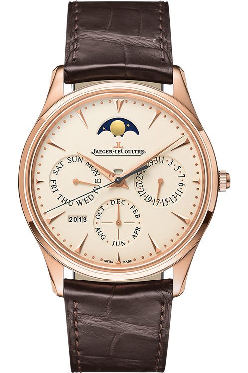 Jaeger LeCoultre Master Ultra Thin 39 mm Watch in Beige Dial