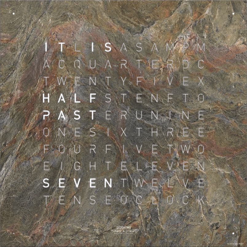 QLOCKTWO Earth 180 Clocks - 1