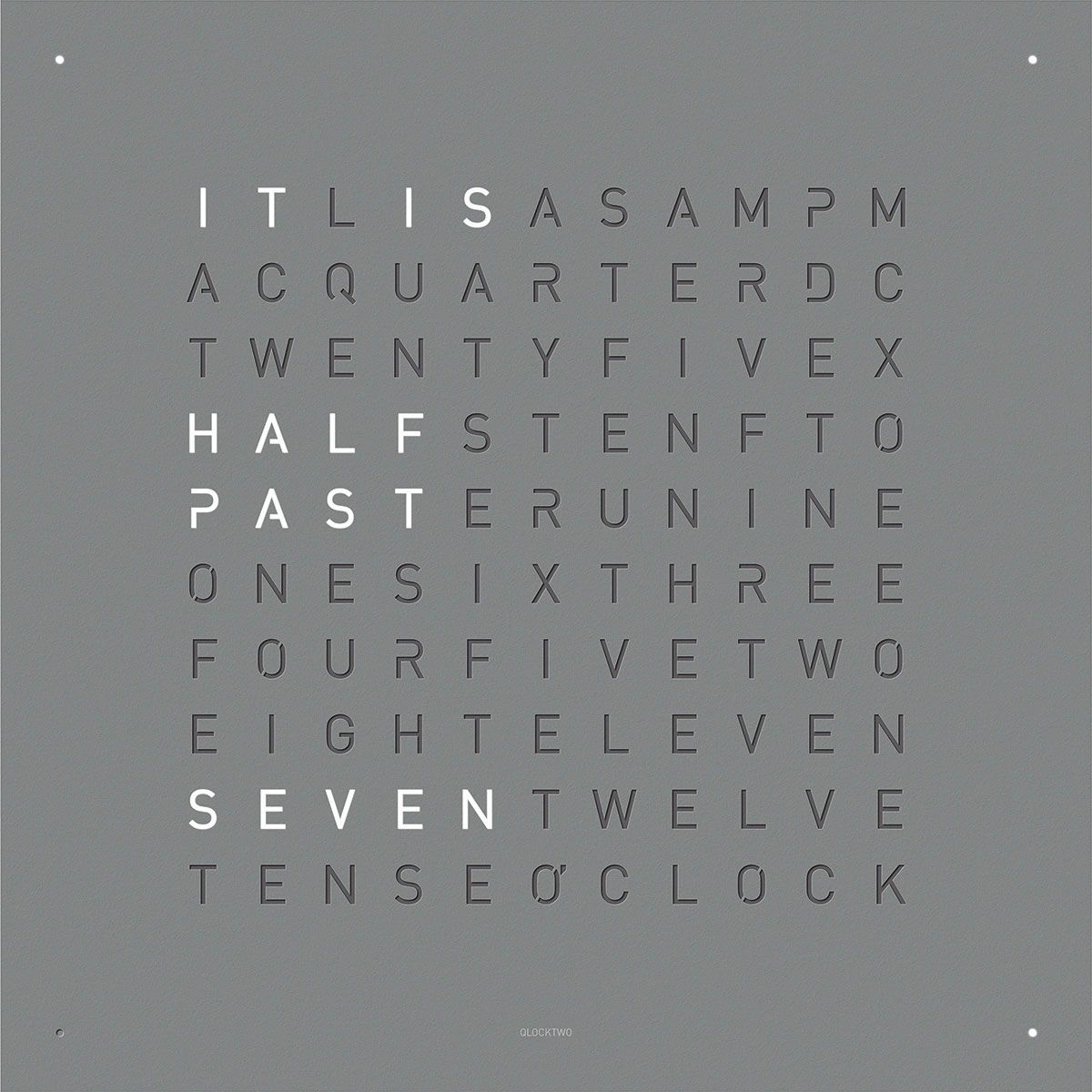 QLOCKTWO Earth 180 Clocks - 1