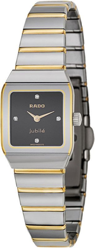 Rado Anatom  Black Dial 20x24 mm Quartz Watch For Women - 1