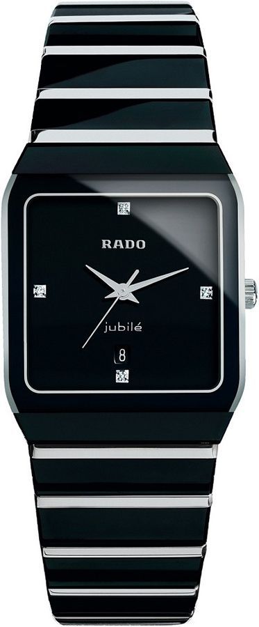 Rado Anatom  Black Dial 28x34 mm Quartz Watch For Unisex - 1