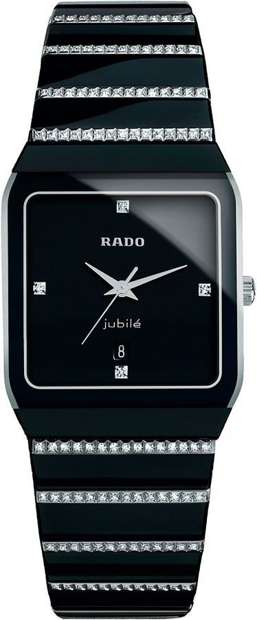 Rado Anatom  Black Dial 28x34 mm Quartz Watch For Unisex - 1