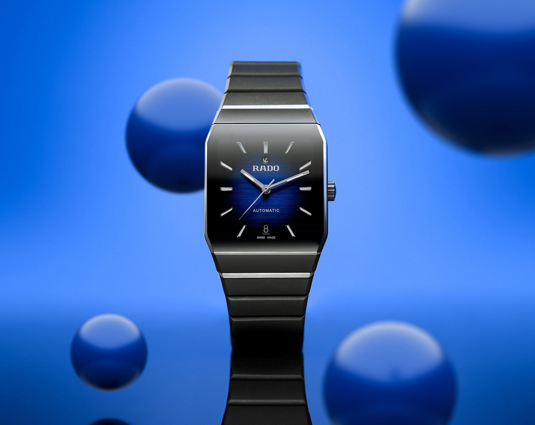 Rado Anatom  Blue Dial 32.5 mm Automatic Watch For Unisex - 7