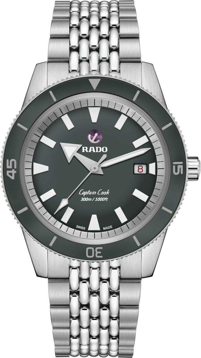 Rado Captain Cook  Grey Dial 42 mm Automatic Watch For Men - 1