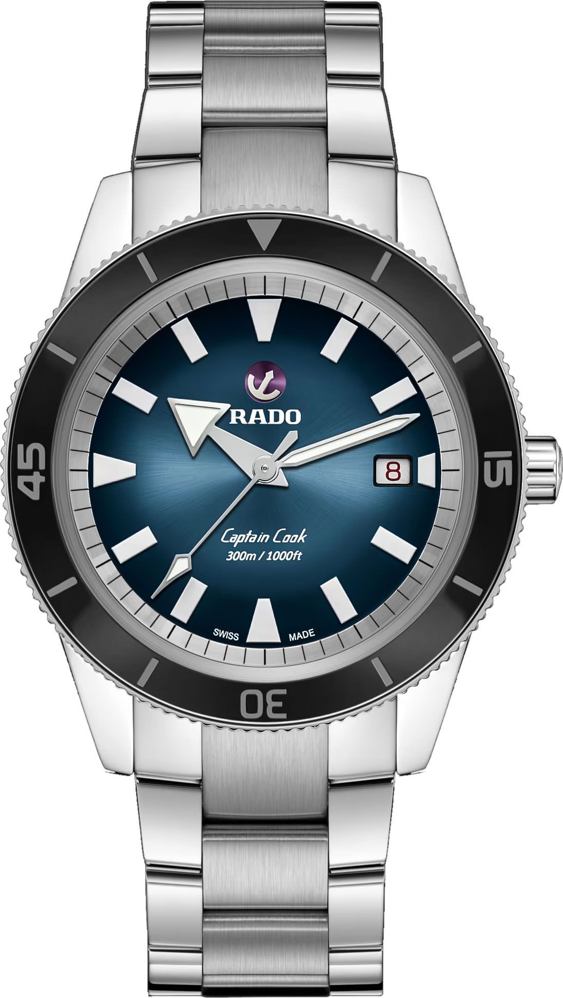 Rado Captain Cook  Turquoise Dial 42 mm Automatic Watch For Men - 1