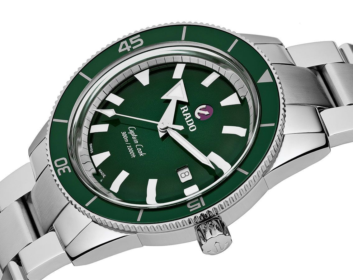 Rado Captain Cook  Green Dial 42 mm Automatic Watch For Men - 5