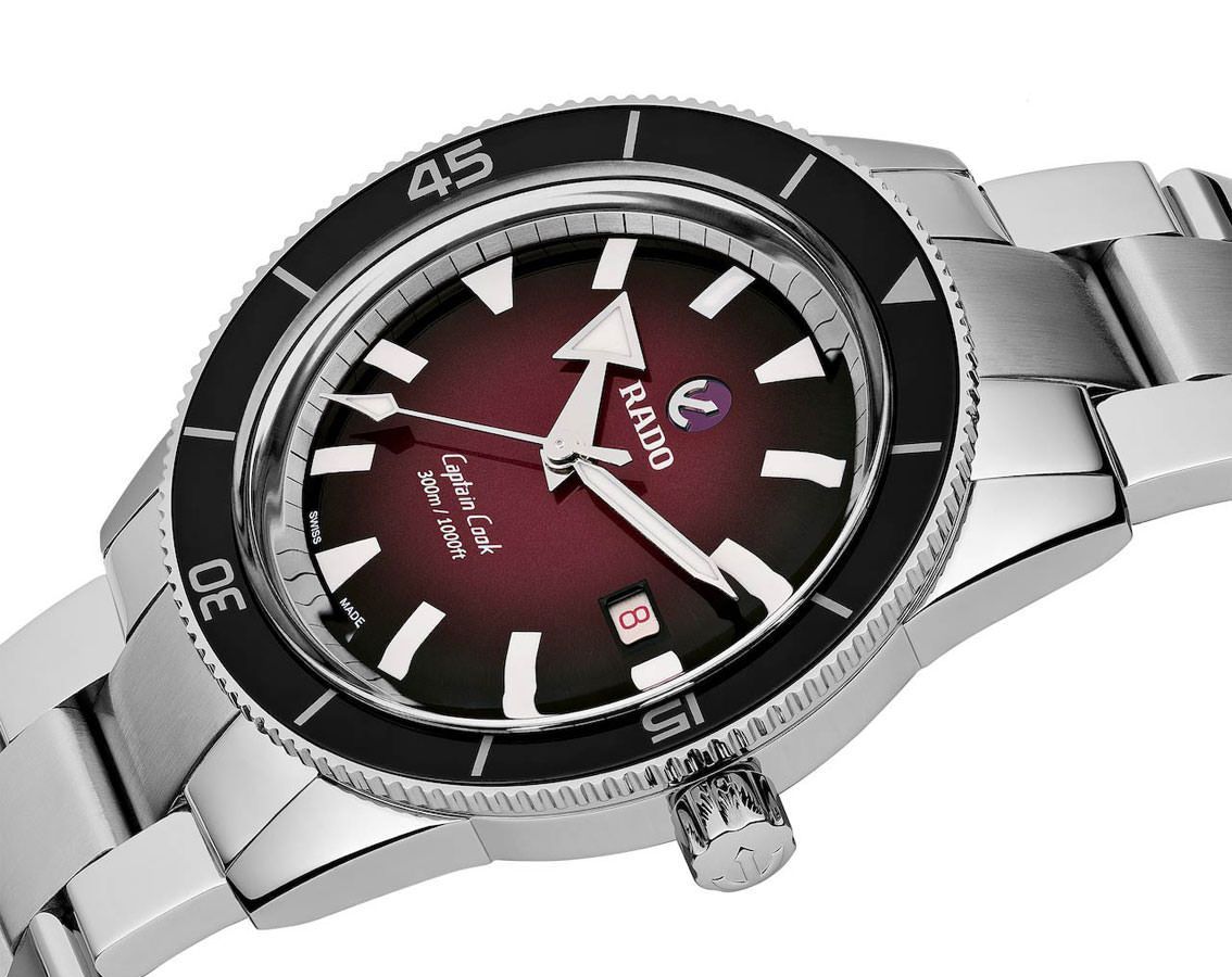 Rado Captain Cook  Red Dial 42 mm Automatic Watch For Men - 2