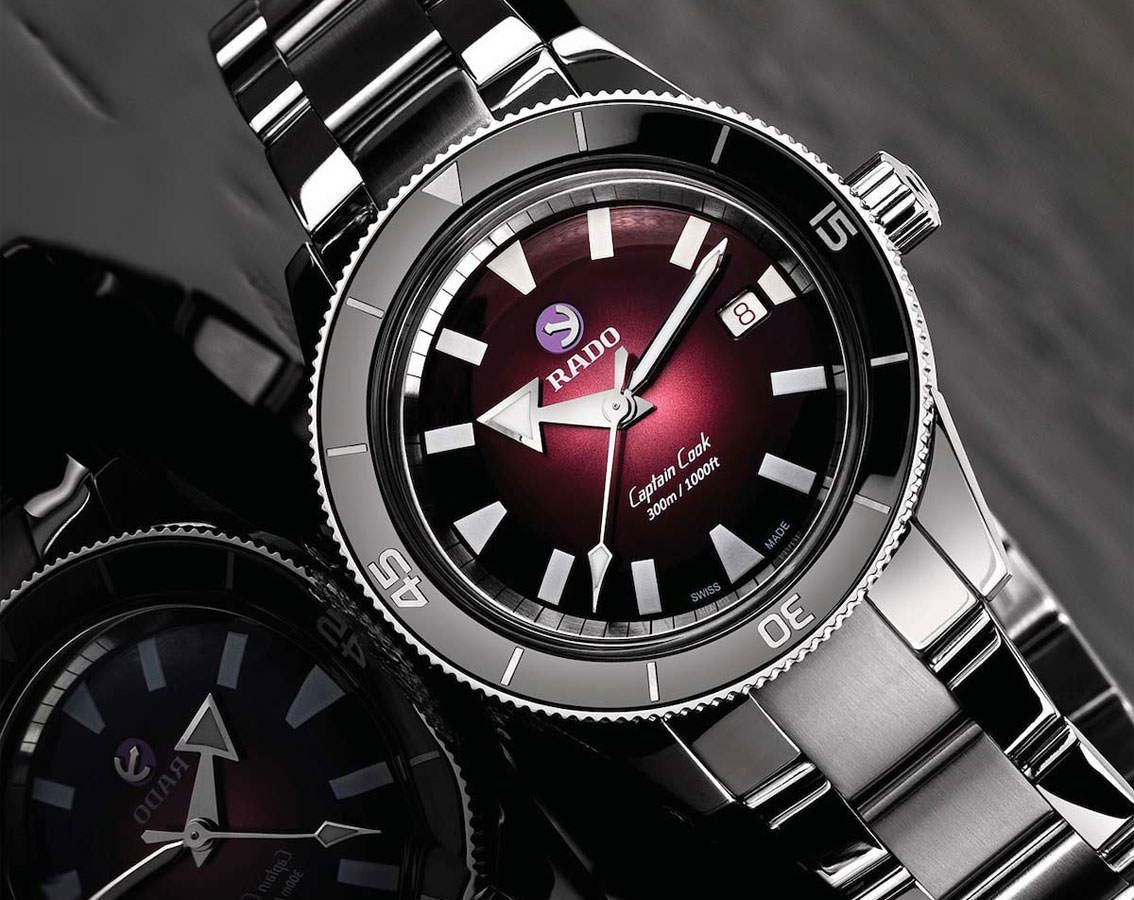 Rado red dial outlet watch