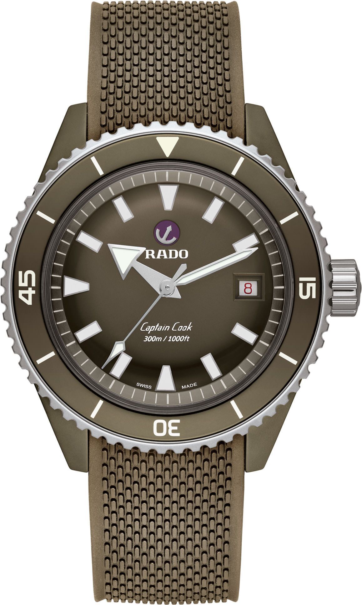 Rado Captain Cook  Green Dial 43 mm Automatic Watch For Men - 1