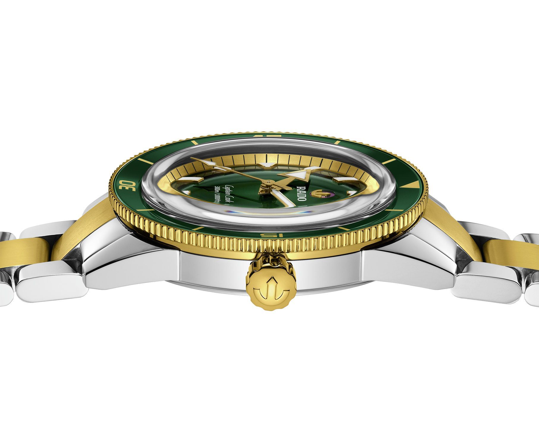 Rado Captain Cook  Green Dial 42 mm Automatic Watch For Men - 4