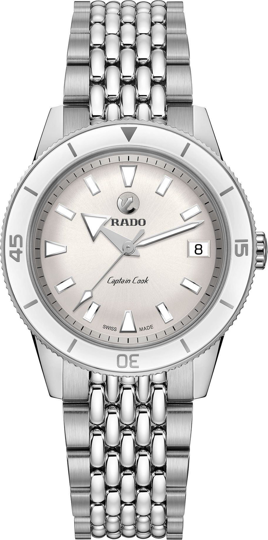 Rado Captain Cook  Silver Dial 37 mm Automatic Watch For Women - 1