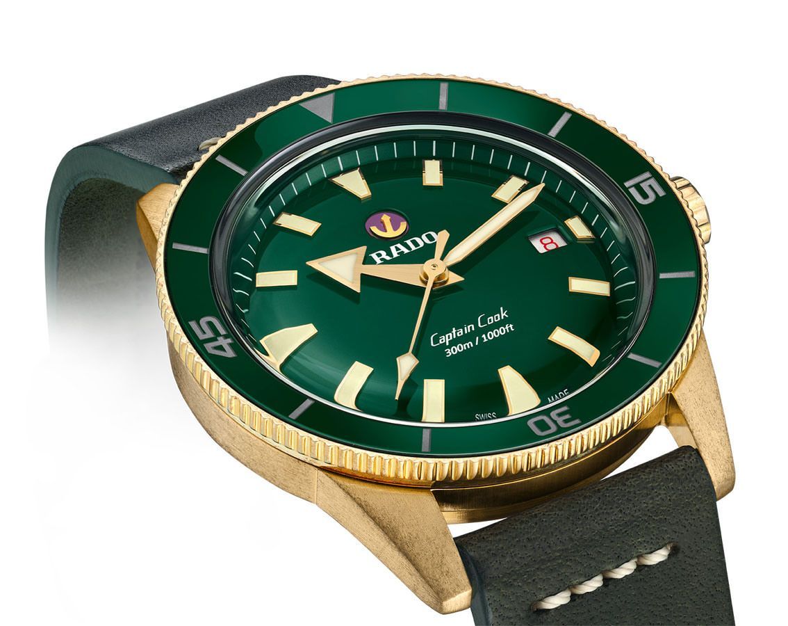 Rado Captain Cook  Green Dial 42 mm Automatic Watch For Men - 7